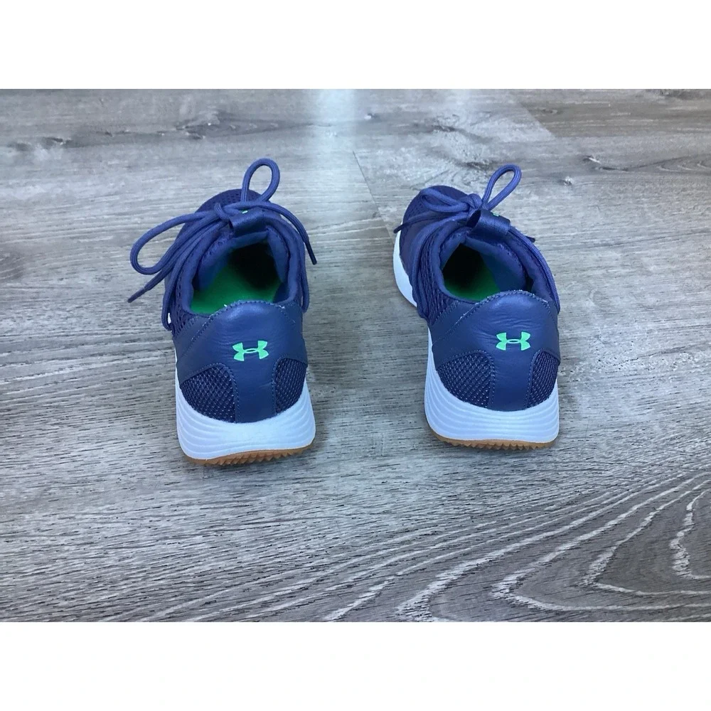 Under Armour Breathe Lace Womens 10 Navy Blue Sneaker Training Shoes 3020249-500